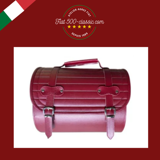 VALISE BORDEAUX RAYÉE POUR GALERIE DE TOIT ARRIÈRE FIAT 500