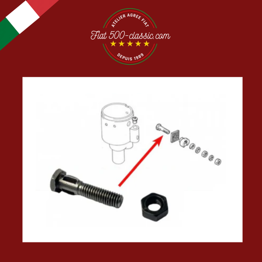 VIS AILETTÉE AVEC ÉCROU POUR FIXATION ISOLANT DISTRIBUTEUR D'ALLUMAGE FIAT 500 N D F L GIARD