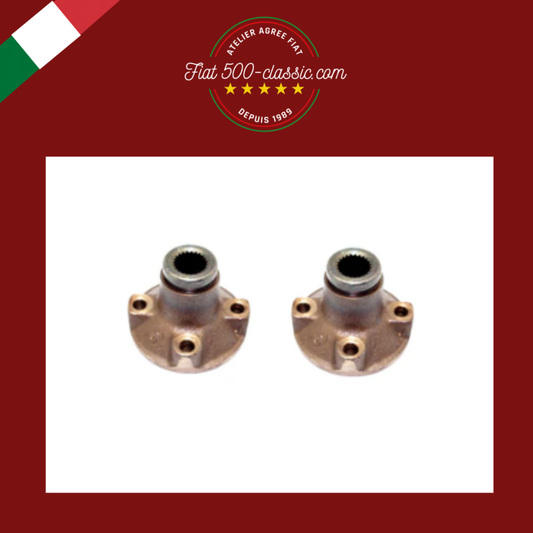 PAIRE MANCHONS COULISSANTS DEMI-ARBRE DE 19 MM FIAT 500 D