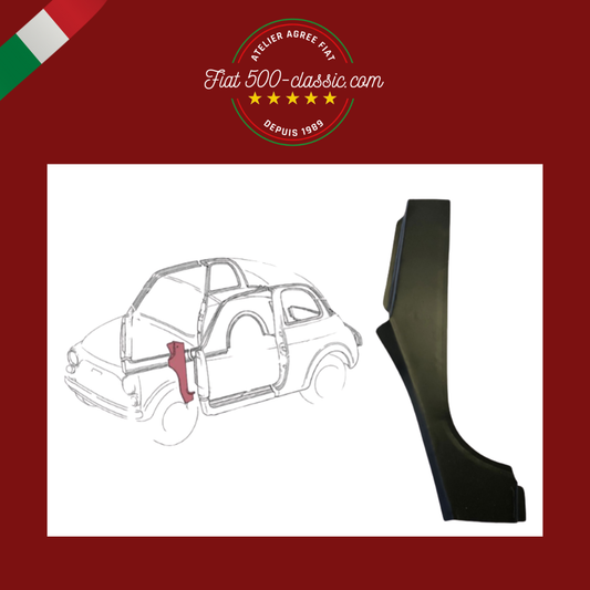 Montant intérieur entre porte et aile avant gauche Fiat 500 N – D – GIARDINIERA