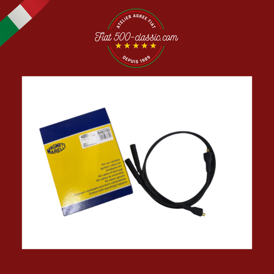 CÂBLES BOUGIE POUR BOBINE DOUBLE MAGNETI MARELLI  FIAT 500 F L R 126