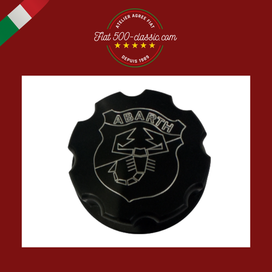 BOUCHON RÉSERVOIR ESSENCE SPORTIF ABARTH NOIR FIAT 500 F L R GIARDINIERA