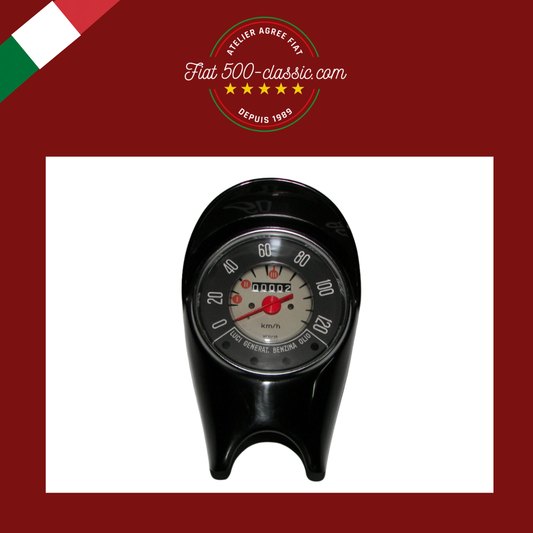 TABLEAU DE BORD COMPTEUR KILOMÉTRIQUE RESTAURÉ FIAT 500 R
