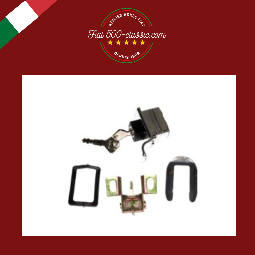 SERRURE CAPOT ARRIÈRE À BOUTON-POUSSOIR FIAT 500