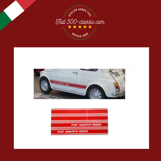 KIT AUTOCOLLANTS LATÉRAUX ABARTH 595 FIAT 500