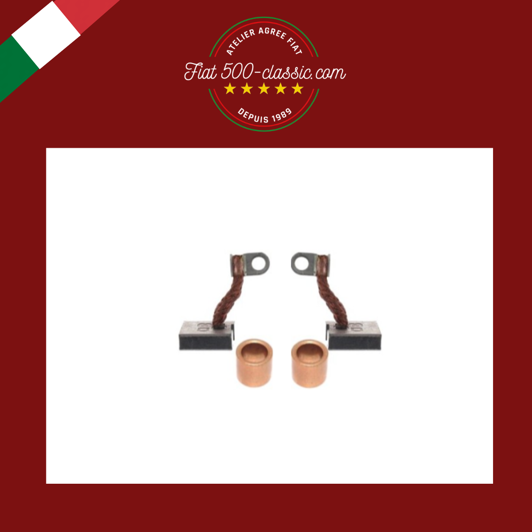 KIT BALAIS ET DOUILLES DÉMARREUR FIAT 500