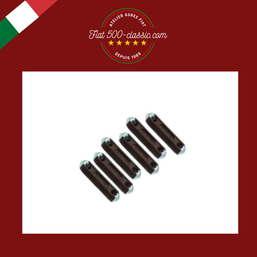 KIT FUSIBLES DE 8 AMPÈRE FIAT 500 (6 PIÈCES)