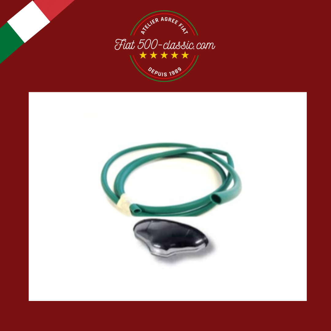 GAINE VERTE PROTECTION CÂBLE FEU LUMIÈRE PLAQUE FIAT 500