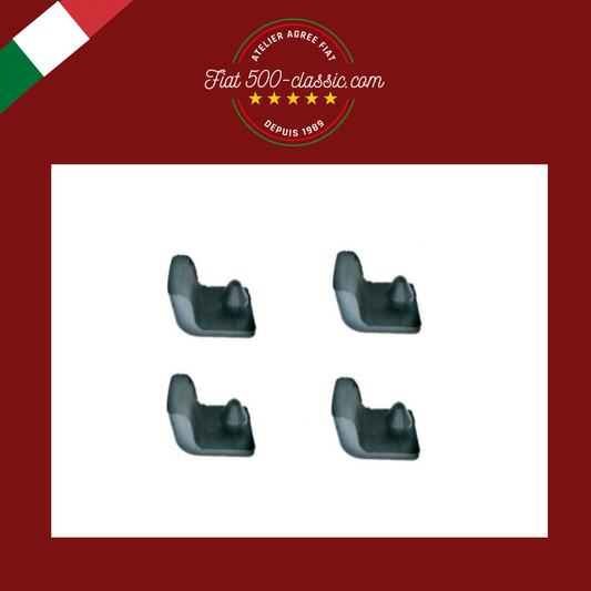 KIT 4 CAOUTCHOUCS BUTÉE PORTE FIAT 500