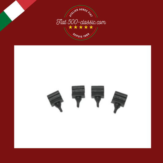 KIT 4 CAOUTCHOUCS BUTÉE CAPOT MOTEUR FIAT 500