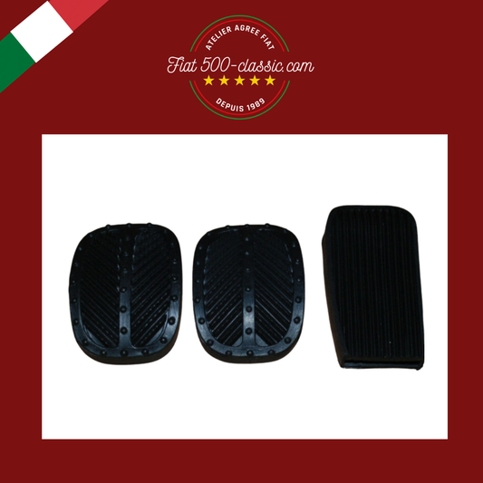 KIT CAOUTCHOUCS CACHE-PÉDALE FIAT 500