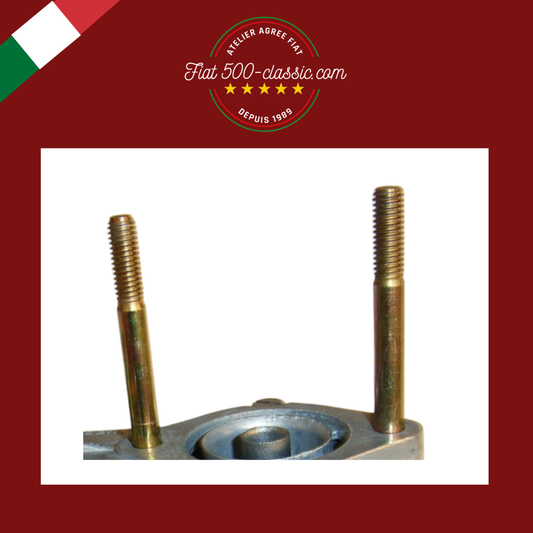 PAIRE GOUJONS COLLECTEUR CARBURATEUR WEBER 26 IMB FIAT 500 D F L