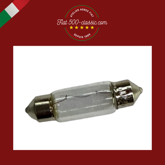 AMPOULE À TORPÉDO 31mm POUR LUMIÈRE DE COURTOISIE DU RÉTROVISEUR INTÉRIEUR Fiat 500 d f l r GIARDINIERA