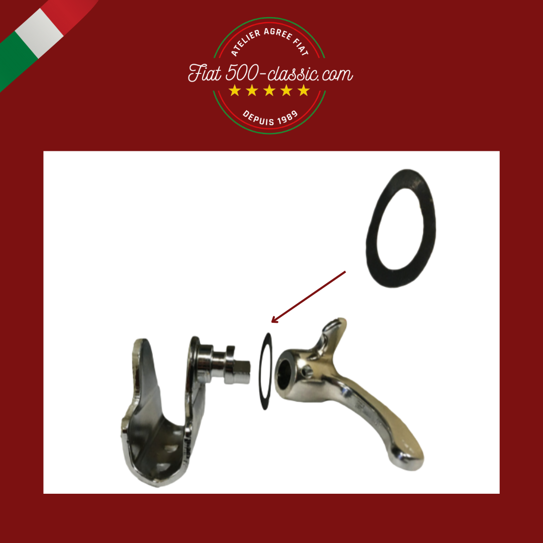 Rondelle élastique pour fixation de poignée papillon du déflecteur Fiat 500