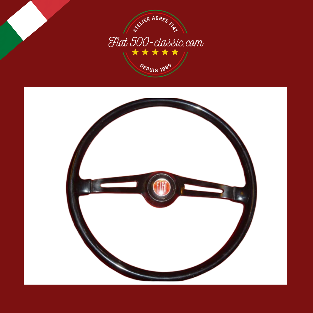 VOLANT DE DIRECTION RESTAURÉ AVEC RETOUR DE L'ANCIEN FIAT 500 L