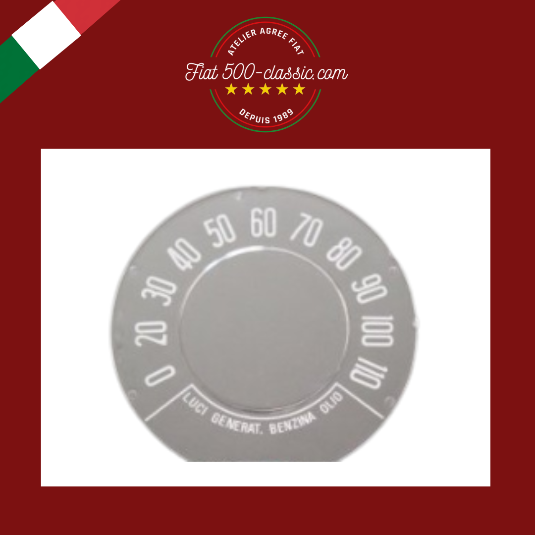VERRE COMPTEUR KILOMÉTRIQUE 120 FIAT 500 F R GIARDINIERA