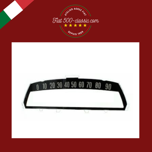 PETITE VITRE TABLEAU DE BORD COMPTEUR EN MIGLIA MPH FIAT 500 L