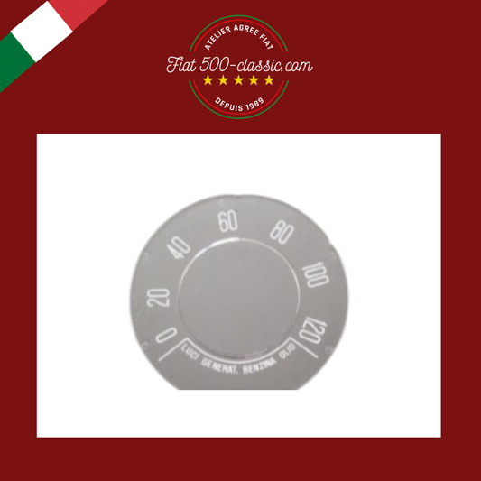 PETITE VITRE VERRE TABLEAU DE BORD COMPTEUR KILOMÉTRIQUE 120 Fiat 500 F/R/GIARD