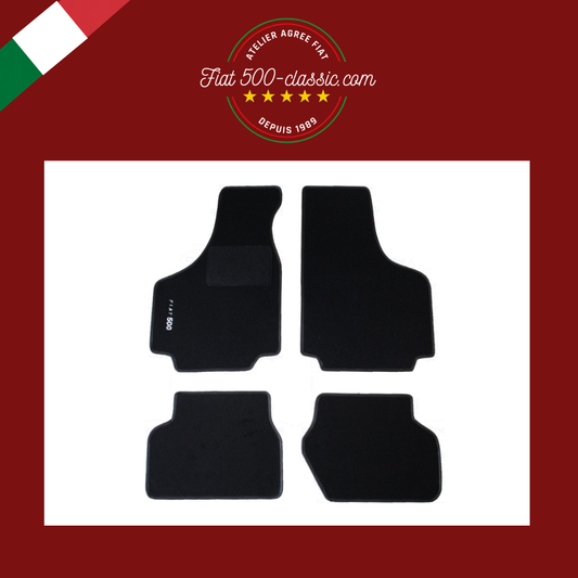 KIT SUR-TAPIS FIAT BORD NOIR FIAT 500