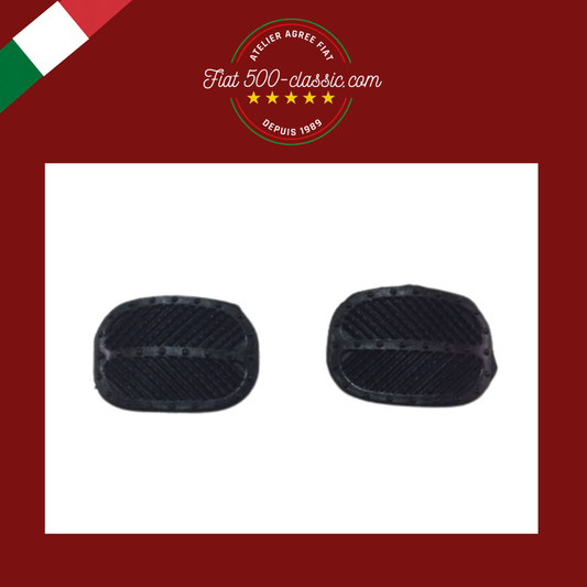 KIT 2 CAOUTCHOUCS CACHE-PÉDALE FIAT 500