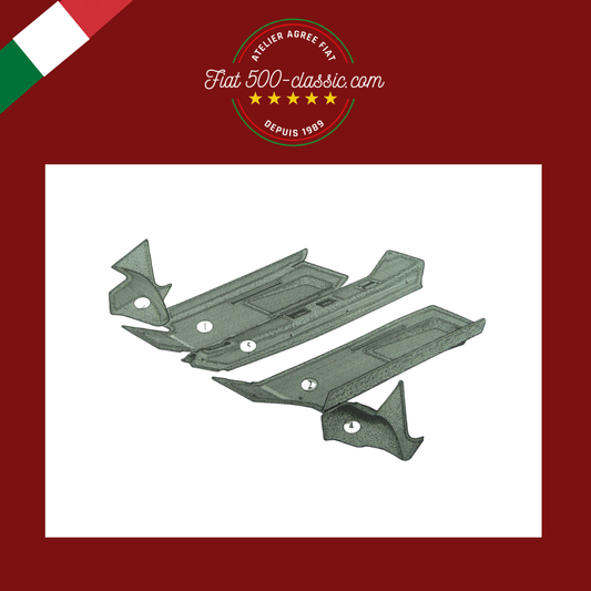 KIT COMPLET TAPIS EN CAOUTCHOUC 5 PIÈCES FIAT 500 F R