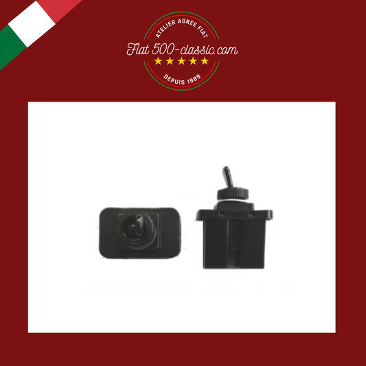 INTERRUPTEUR LUMIÈRES CARRÉ 2 FIXATIONS PLATS FIAT 500