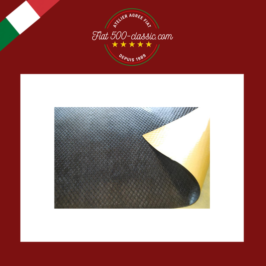 FEUILLE GOUDRONNÉE INSONORISANT AUTOCOLLANT POUR PLANCHERS 50x50 cm FIAT 500