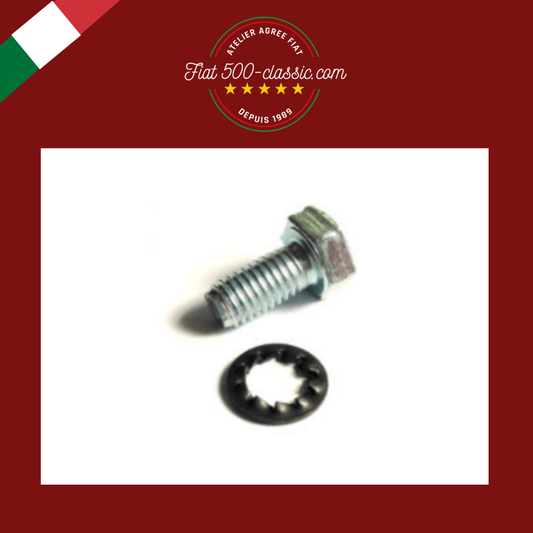 BOULON ET RONDELLE FIXATION CHARNIÈRE PORTE FIAT 500 F L R