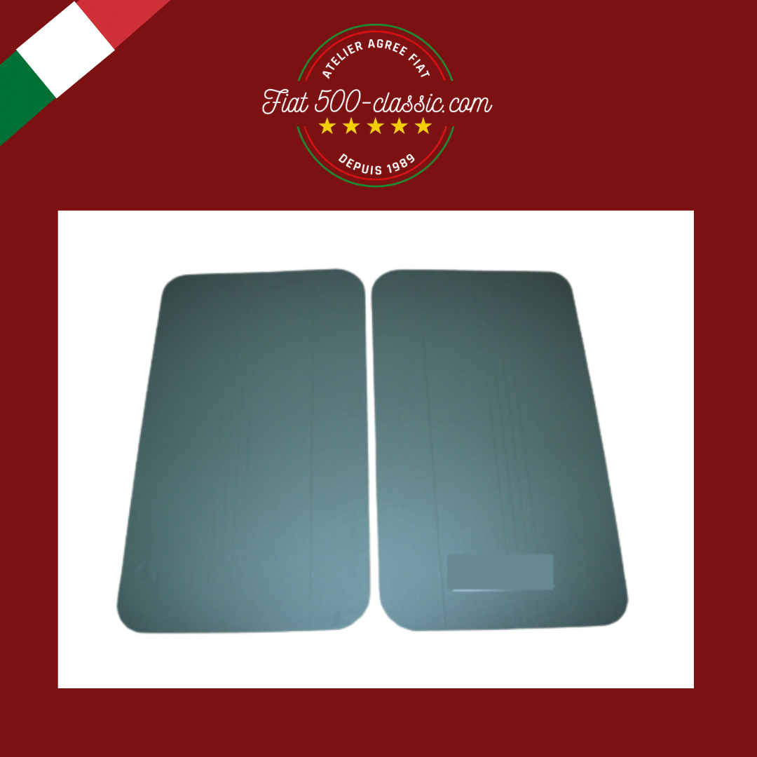 PAIRE PANNEAUX PORTE AVANT FIAT 500 F VERTES EN VIPLA