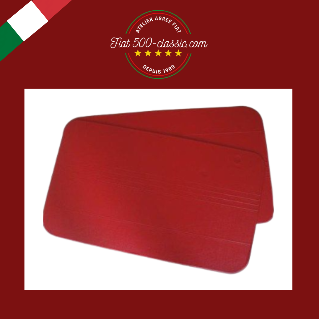 PAIRE PANNEAUX PORTE AVANT FIAT 500 F ROUGES EN VIPLA