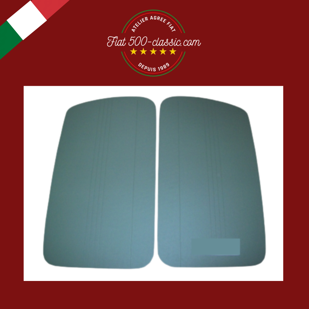 PAIRE PANNEAUX PORTE AVANT FIAT 500 D - GIARDINIERA VERTES EN VIPLA
