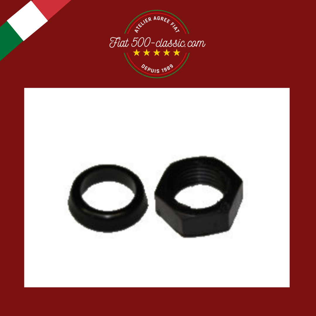 ÉCROU ET RONDELLE POUR FIXATION AXE ESSUIE-GLACE FIAT 500 F L R
