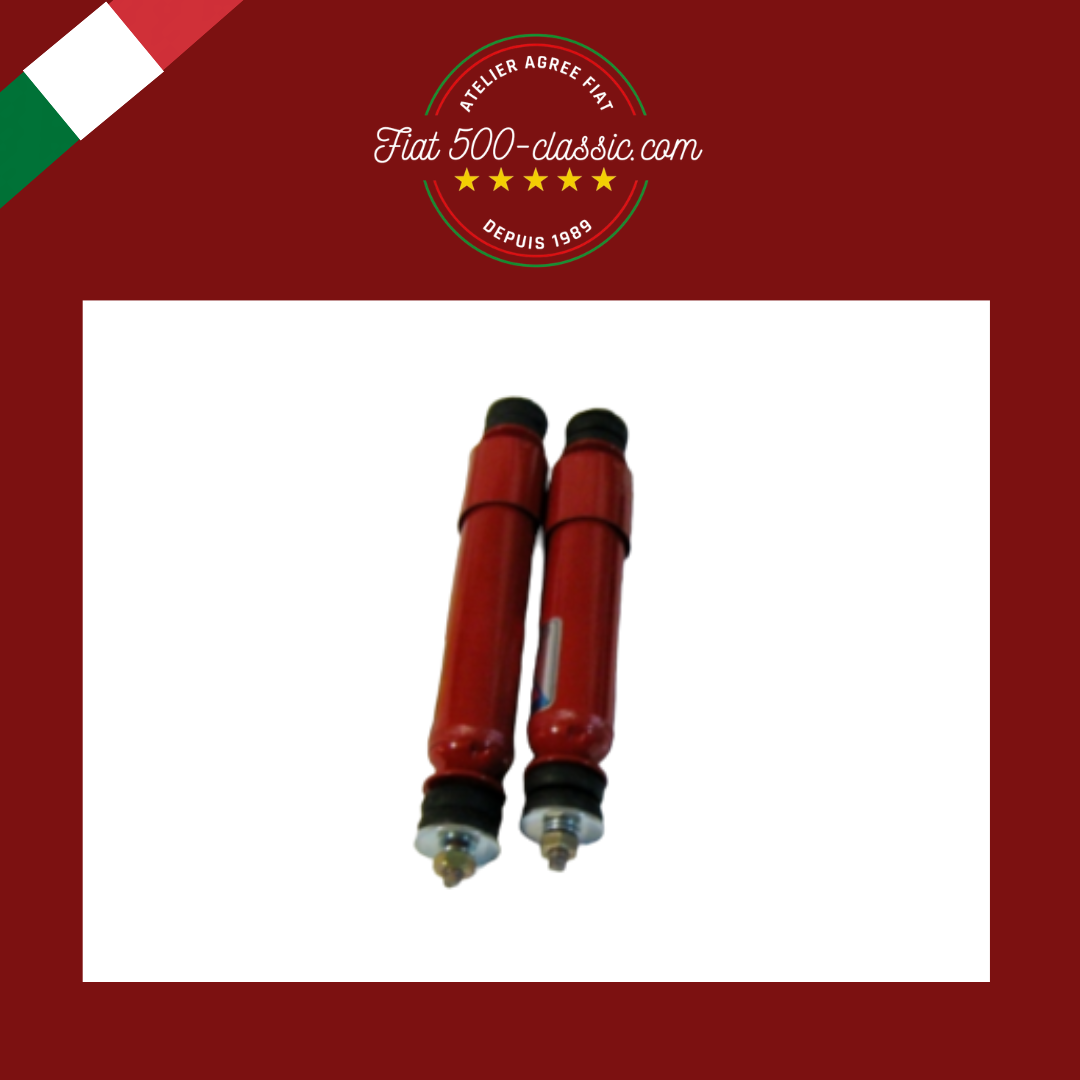 KIT AMORTISSEURS SPORTIFS À DOUBLE EFFET ARRIÈRE FIAT 500