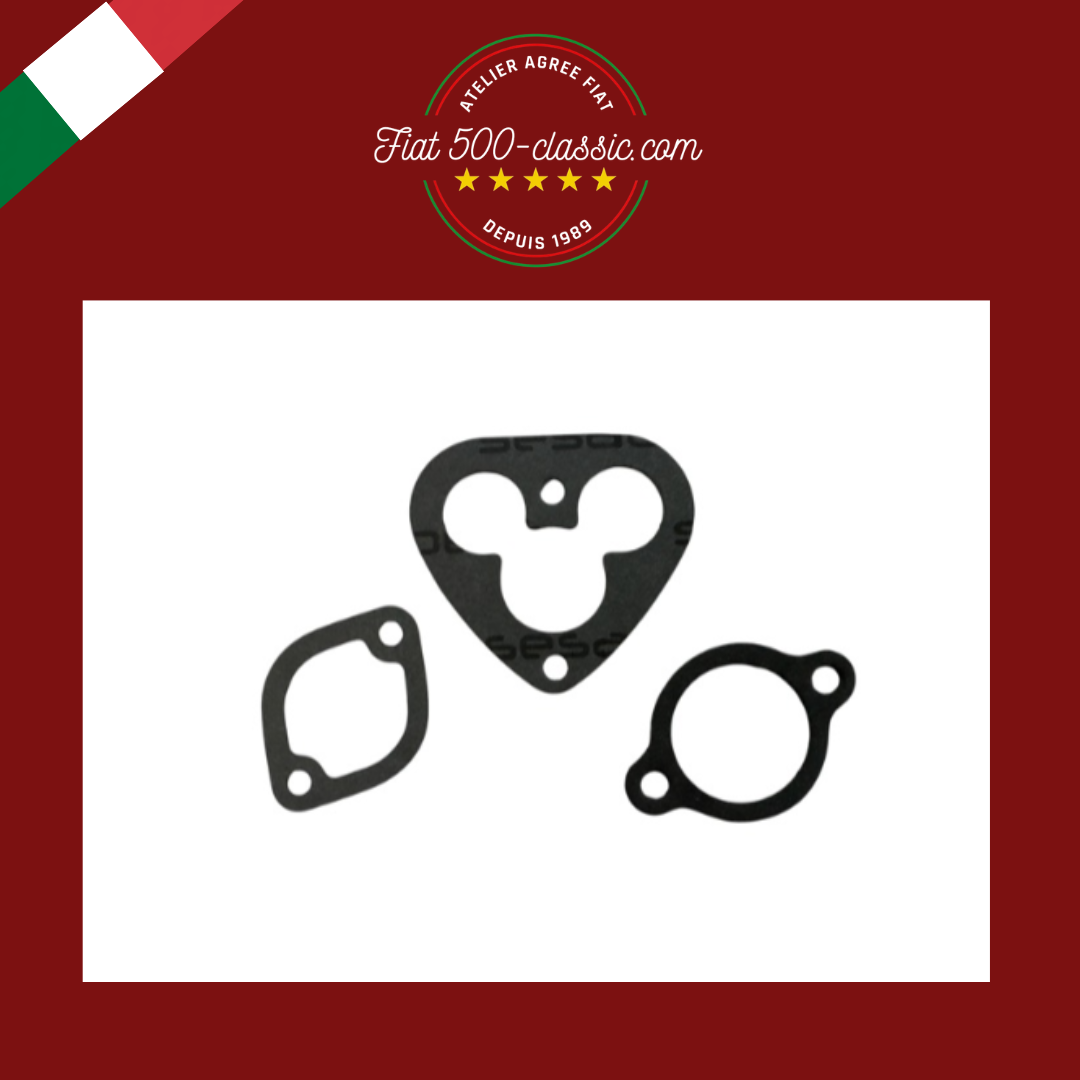 KIT DE JOINTS ENTRETOISE ET COLLECTEUR CARBURATEUR 26 FIAT 500