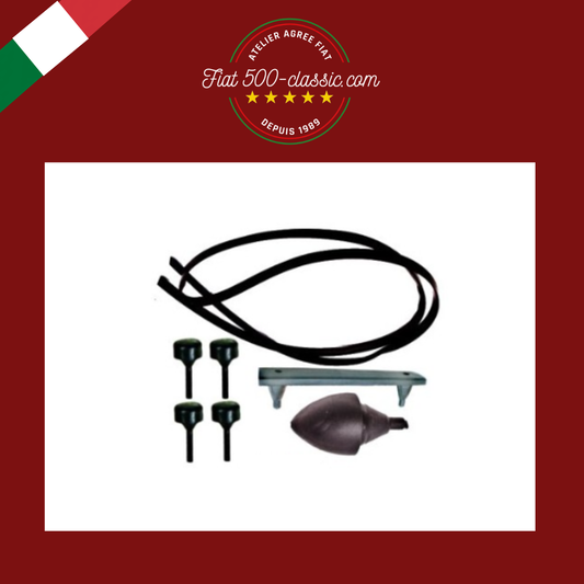 KIT CAOUTCHOUCS ET JOINT CAPOT AVANT FIAT 500