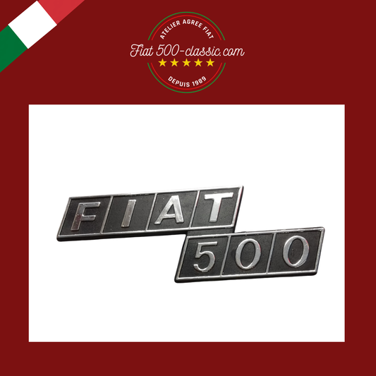 EMBLÈME ARRIÈRE FIAT 500 R EN PLASTIQUE