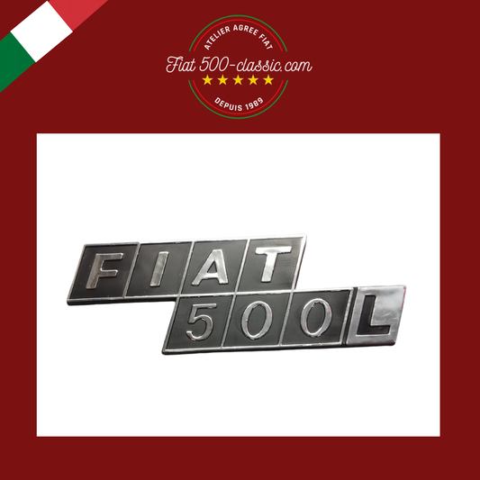 EMBLÈME ARRIÈRE FIAT 500 L EN PLASTIQUE