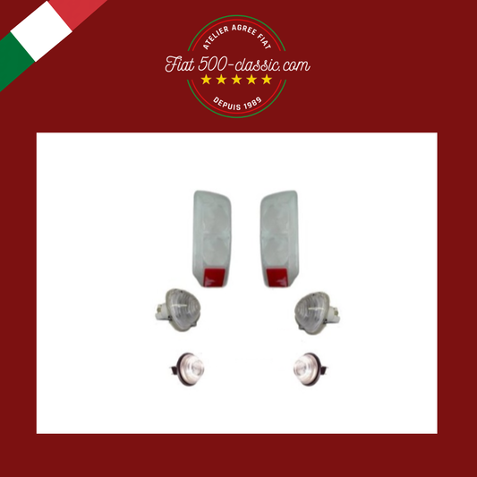 KIT FEUX BLANC FIAT 500