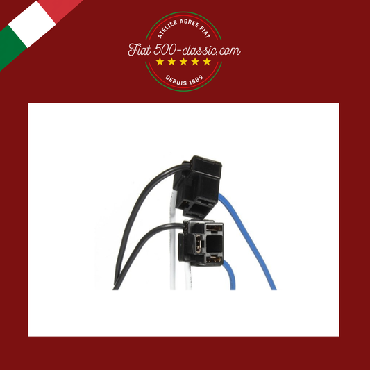 PAIRE CONNECTEURS SUPPORTS AMPOULE FIAT 500