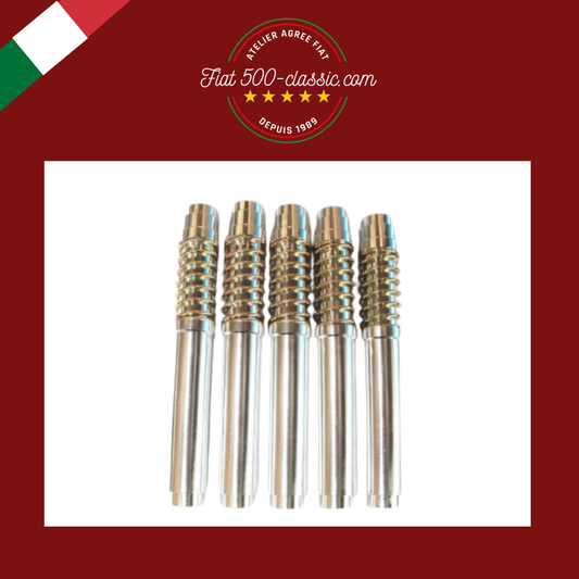 KIT 5 PETITS TUBES POUSSOIRS TÉLESCOPIQUES EN ALUMINIUM AVEC RESSORTS FIAT 500