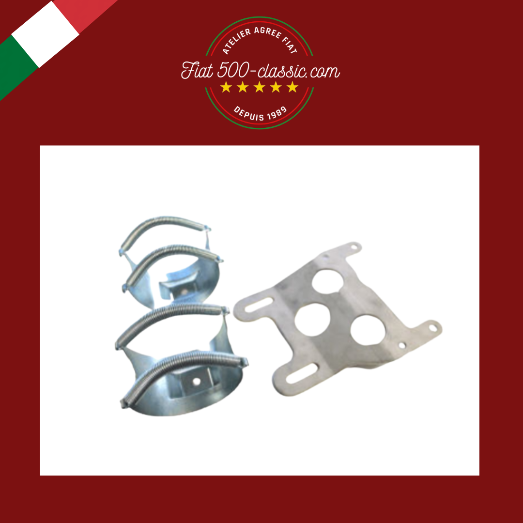 KIT ÉTRIERS DE FIXATION POT D'ÉCHAPPEMENT SPORTIF FIAT 500 126
