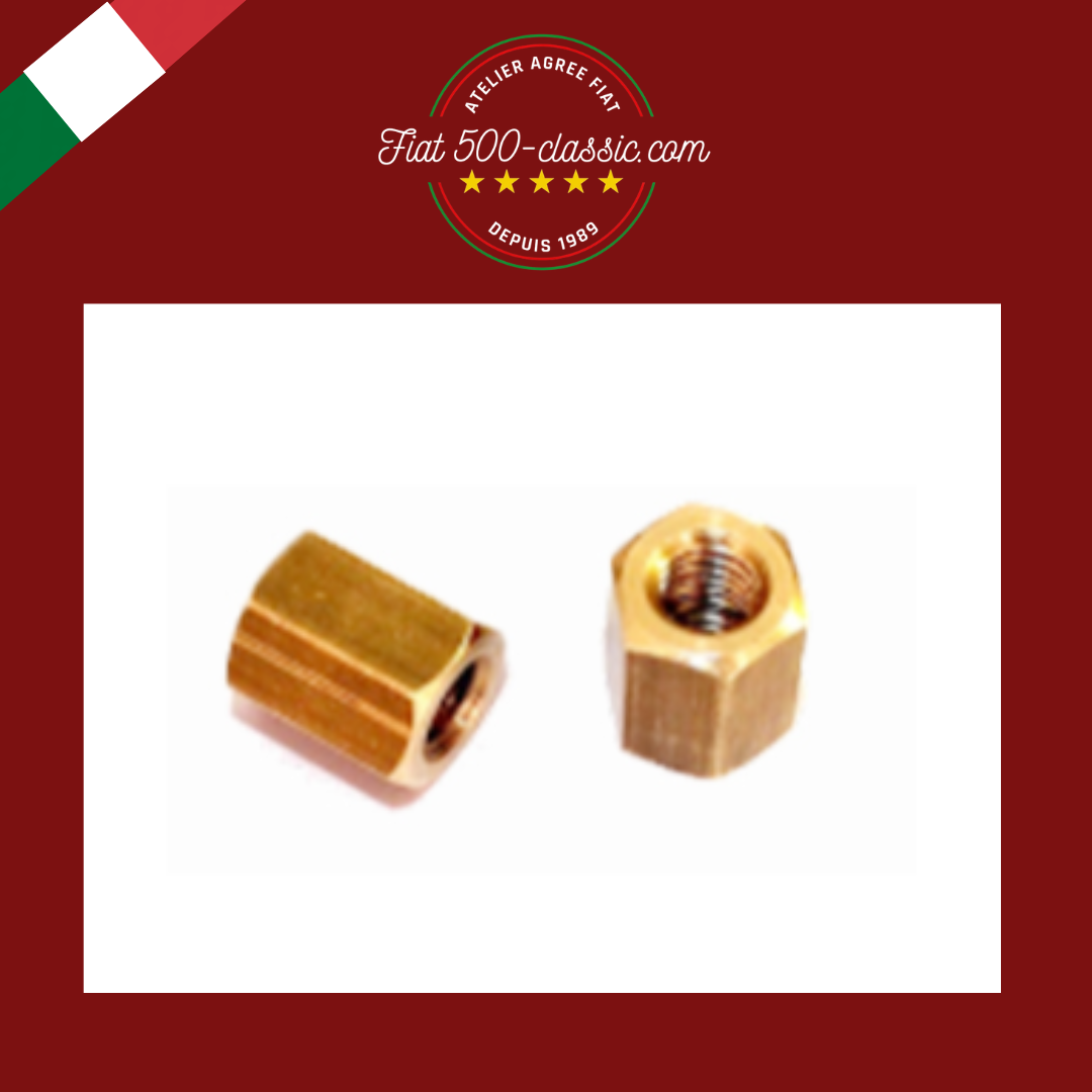 ÉCROU EN BRONZE FIXATION GOUJONS POT D'ÉCHAPPEMENT FIAT 500