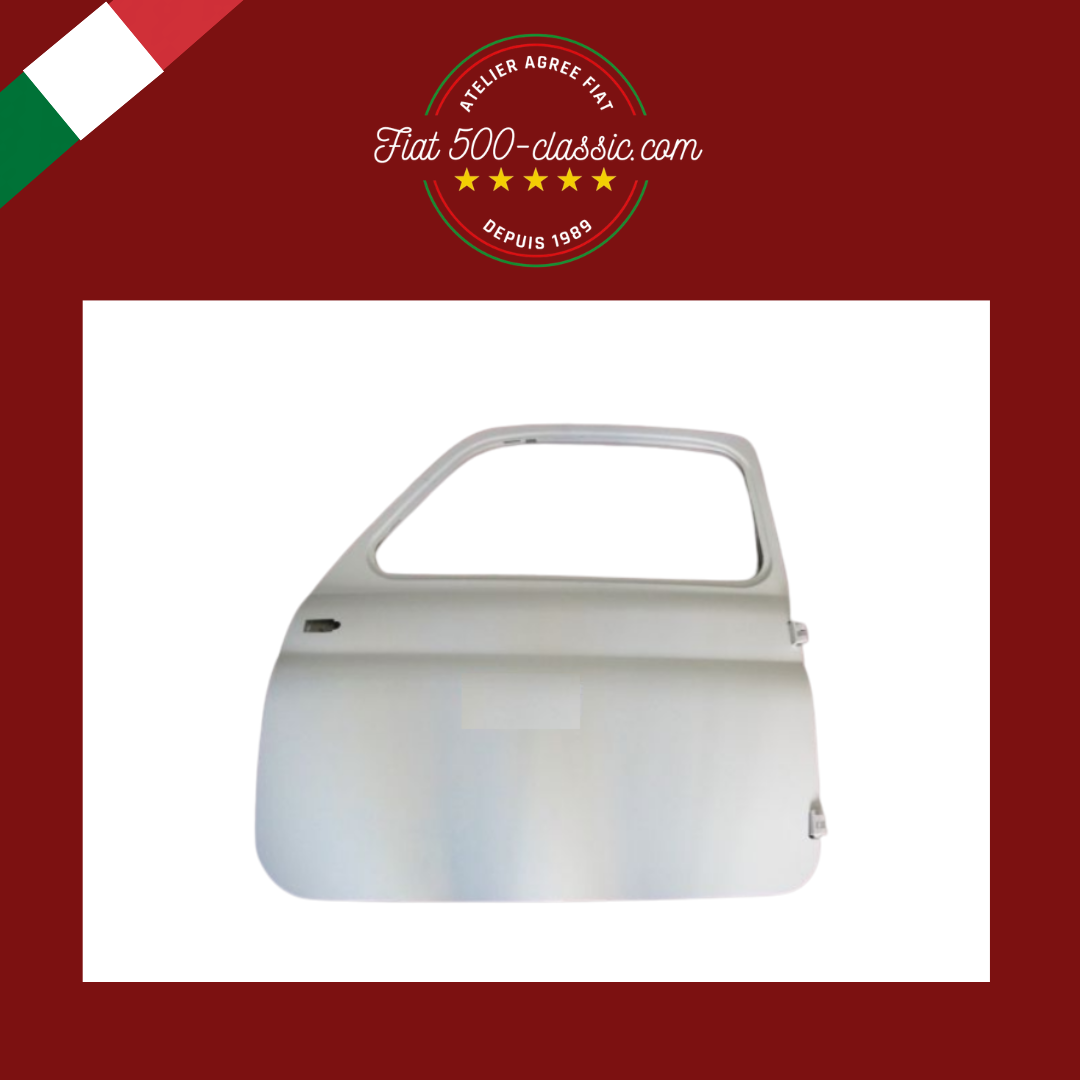 PORTE GAUCHE FIAT 500 D DEUXIÈME SÉRIE - À PARTIR DU CHÂSSIS N°. 341.071 - HAUTE QUALITÉ