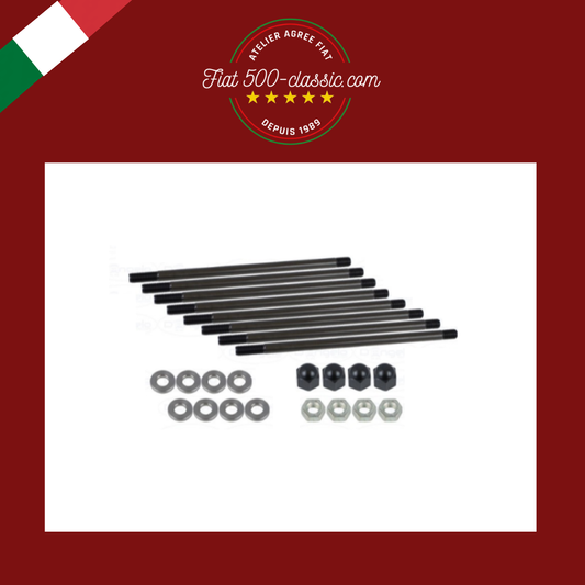 KIT COMPLET GOUJONS FIXATION CULASSE ET CYLINDRES FIAT 500 R 126