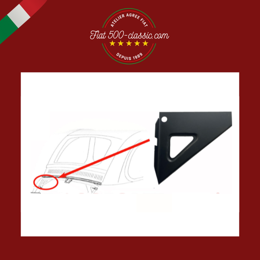 Étrier de renfort gauche du compartiment moteur arrière Fiat 500 N – D